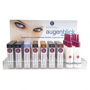Augenbrauen- und Wimpernfarbe augenblick